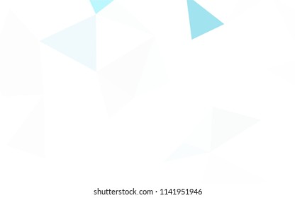 Light Red vector abstract polygonal template. Colorful abstract illustration with triangles. Triangular pattern for your design.