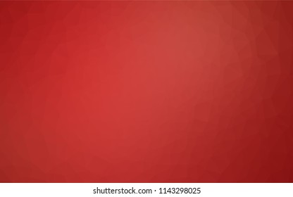 Light Red vector abstract polygonal cover. A completely new color illustration in a vague style. The elegant pattern can be used as part of a brand book.