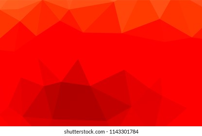 Light Red vector abstract polygonal cover. Colorful illustration in abstract style with gradient. Brand new style for your business design.