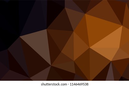 Light Red vector abstract polygonal template. A completely new color illustration in a polygonal style. Textured pattern for your backgrounds.