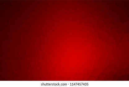 Light Red vector abstract polygonal texture. Shining colored illustration in a Brand new style. The template can be used as a background for cell phones.