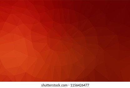 Light Red vector abstract polygonal cover. A sample with polygonal shapes. A completely new template for your business design.