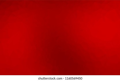 Light Red vector abstract polygonal layout. A vague abstract illustration with gradient. Triangular pattern for your business design.