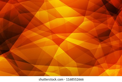 Light Red vector abstract polygonal background. A sample with polygonal shapes. Brand new style for your business design.