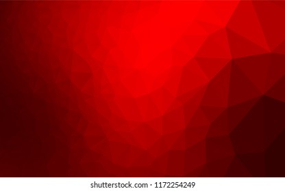 dark red vector triangle mosaic template stock vector royalty free