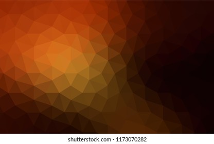 Light Red vector abstract polygonal template. Geometric illustration in Origami style with gradient.  Completely new template for your banner.