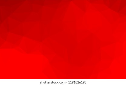 Light Red vector abstract polygonal layout. Geometric illustration in Origami style with gradient.  A completely new design for your business.