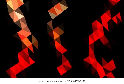 Light Red vector abstract polygonal texture. Creative illustration in halftone style with gradient. The elegant pattern can be used as part of a brand book.