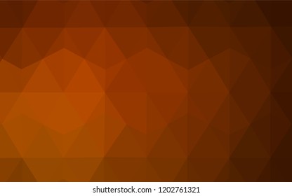 Light Red vector abstract polygonal pattern. Glitter abstract illustration with an elegant triangles. Brand new design for your business.