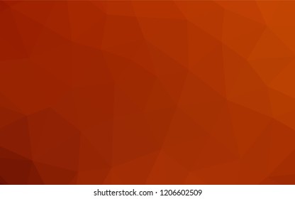 Light Red vector abstract polygonal texture. Colorful illustration in abstract style with gradient. A completely new template for your business design.