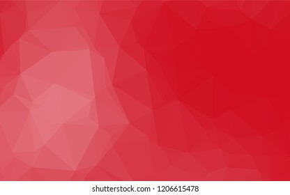 Light Red vector abstract polygonal layout. A sample with polygonal shapes. A new texture for your design.