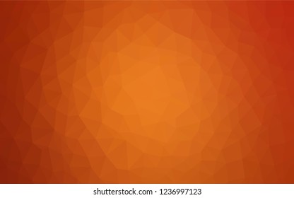 Light Red vector abstract polygonal template. Creative geometric illustration in Origami style with gradient. Polygonal design for your web site.