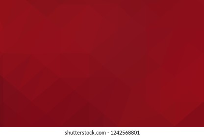 Light Red vector abstract polygonal cover. Brand new colorful illustration in with gradient. Completely new template for your business design.