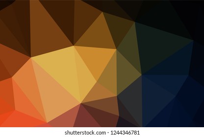 Light Red vector abstract polygonal background. Colorful illustration in abstract style with triangles. Brand new design for your business.