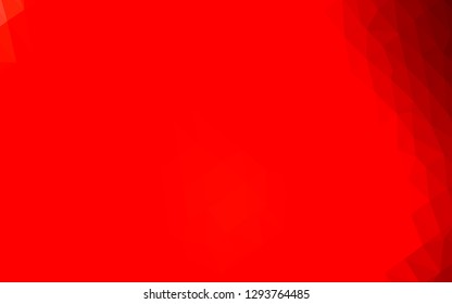 Light Red vector abstract polygonal cover. Colorful abstract illustration with gradient. Elegant pattern for a brand book.