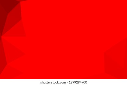 Light Red vector abstract polygonal texture. An elegant bright illustration with gradient. Polygonal design for your web site.