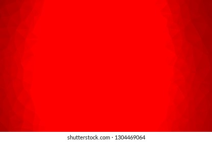 Light Red vector abstract polygonal layout. A vague abstract illustration with gradient. Completely new template for your business design.