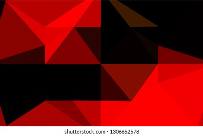 Light Red vector abstract polygonal texture. An elegant bright illustration with gradient. The template can be used as a background for cell phones.