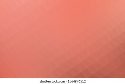 Light Red vector abstract polygonal cover. Shining colored illustration in a Brand new style. Template for your brand book.
