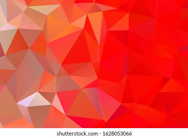 Light Red vector abstract polygonal template. Creative geometric illustration in Origami style with gradient. Brand new style for your business design.