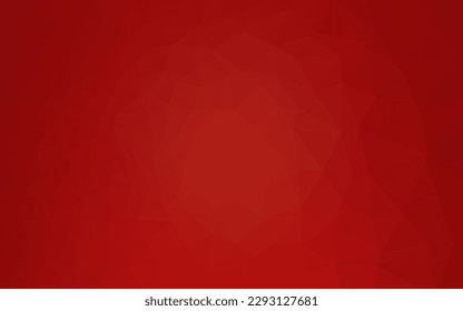 Light Red vector abstract polygonal texture. Brand new colorful illustration in with gradient. Completely new design for your business.