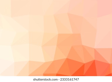 Light Red vector abstract polygonal layout. A sample with polygonal shapes. Elegant pattern for a brand book.