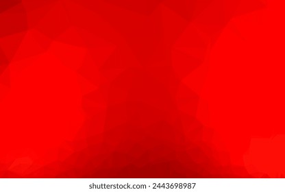 Light Red vector abstract polygonal texture. Shining colored illustration in a Brand new style. Elegant pattern for a brand book.