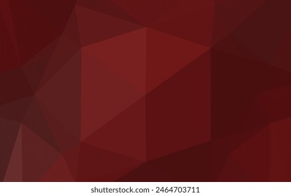 Light Red vector abstract polygonal texture. A sample with polygonal shapes. Brand new design for your business.