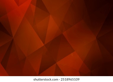 Light Red vector abstract polygonal pattern. Colorful illustration in polygonal style with gradient. Completely new template for your banner.