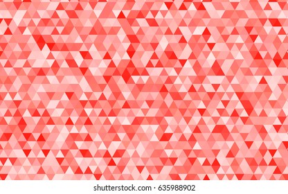 Light Red vector abstract polygonal background. Brand-new colored illustration in blurry style with gradient. The template can be used as a background for cell phones.
