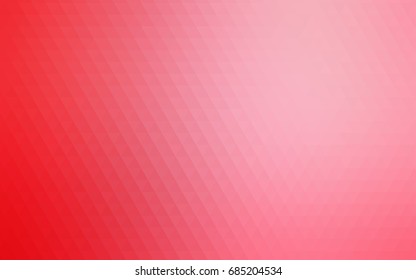 Light Red vector abstract polygonal template. Shining illustration, which consist of triangles. The textured pattern can be used for background.