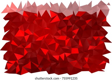 Light Red vector abstract polygonal pattern. An elegant bright illustration with gradient. A completely new template for your business design.
