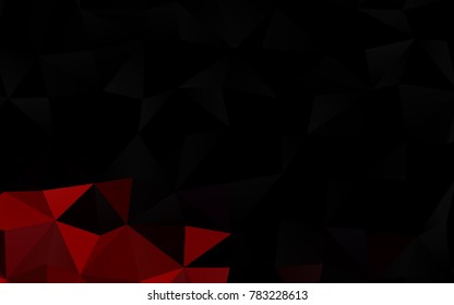 Light Red vector abstract polygonal background. A completely new color illustration in a vague style. A new texture for your design.