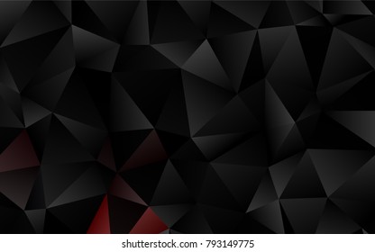 Light Red vector abstract polygonal background. A sample with polygonal shapes. The elegant pattern can be used as part of a brand book.