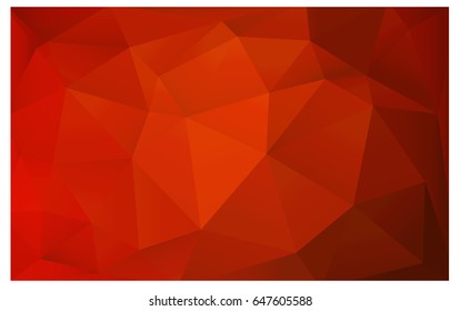Light Red vector abstract textured polygonal background. Blurry triangle design. Pattern can be used for background.