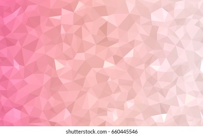 Light Red vector abstract textured polygonal background. Blurry triangle design. Pattern can be used for background.