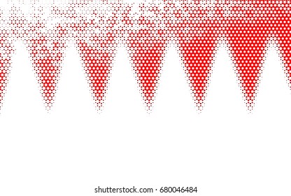 Light Red vector abstract textured polygonal background. Brand-new blurry hexagonal design. Pattern can be used for background.