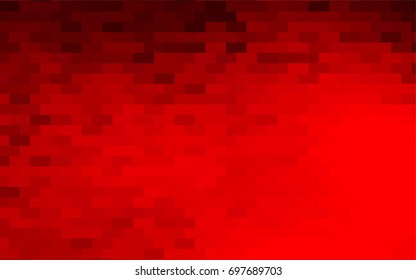 Light Red vector abstract textured polygonal background. Blurry rectangular design. The pattern with repeating rectangles can be used for background.