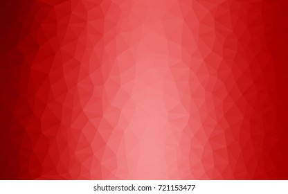 Light Red vector abstract textured polygonal background. Blurry triangle design. Pattern can be used for background.