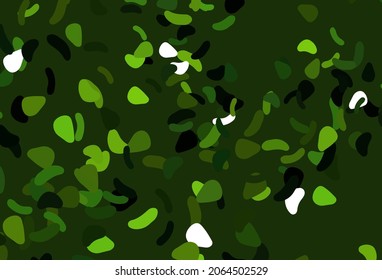 Light Red vector backdrop with abstract shapes. Modern abstract illustration with colorful random forms. Best smart design for your business.
