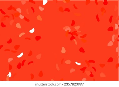 Light Red vector backdrop with abstract shapes. Decorative design in abstract style with random forms. Elegant design for wallpapers.