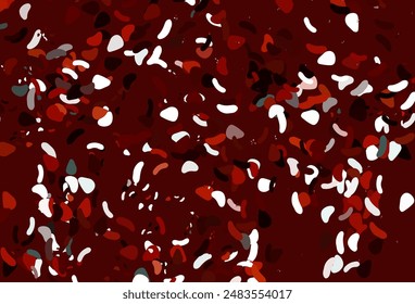 Light red vector backdrop with abstract shapes. Simple colorful illustration with abstract gradient shapes. Elegant design for wallpapers.