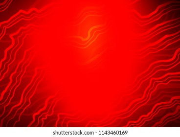 Light Red vector backdrop with bent lines. Geometric illustration in marble style with gradient.  Marble style for your business design.