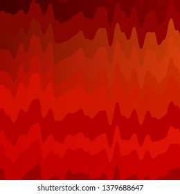 Light Red vector backdrop with bent lines. Abstract illustration with bandy gradient lines. Template for cellphones.