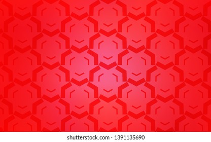 Light Red vector backdrop with bent lines. Glitter abstract illustration with wry lines. A completely new design for your business.