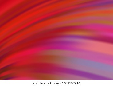 Light Red vector backdrop with bent lines. An elegant bright illustration with gradient. A completely new marble design for your business.