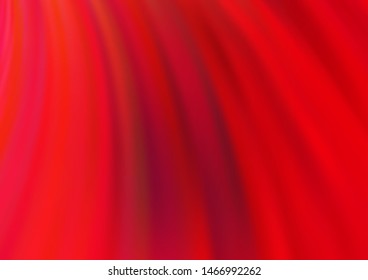 Light Red vector backdrop with bent lines. Shining illustration, which consist of blurred lines, circles. Pattern for your business design.