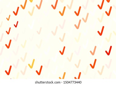 Light Red vector backdrop with bent lines. Modern gradient abstract illustration with bandy lines. A completely new design for your business.