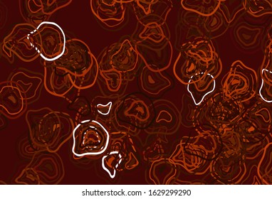 Light Red vector backdrop with bent lines. Colorful illustration in simple style with gradient. A new texture for your  ad, booklets, leaflets.