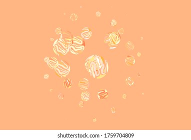 Light Red vector backdrop with bent lines. Shining colorful illustration in simple style. Colorful wave pattern for your design.